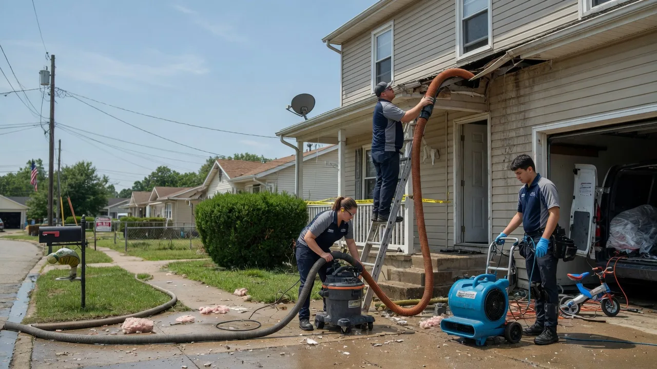 Water Damage Restoration in Modesto, IL near me